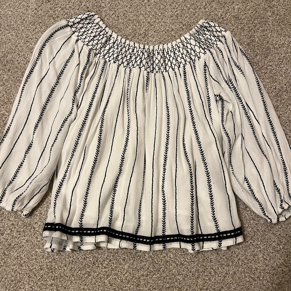 off the shoulder shirt